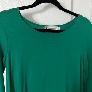 Fighting eel long sleeve dress